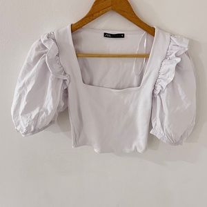 ZARA Rib Balloons top